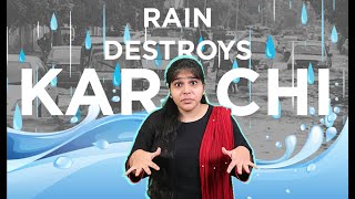 KARACHI DESTROYED AND DROWNED BY HEAVY RAINS | Interpreted in Sign Language