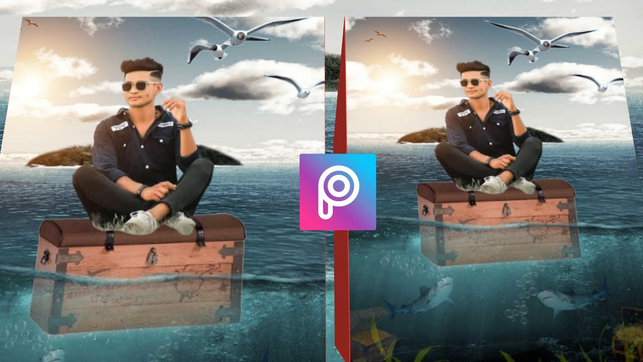 Underwater Photo Editing PicsArt UnderwaterPhoto Editing Tutorial YouTube