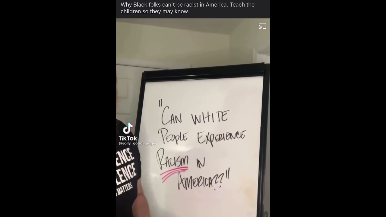 Does racism against white people exist? (video)