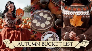 Cozy Autumn Bucket List Ideas 🍂 10 Cottagecore \& Slow Living Fall Activities🍁