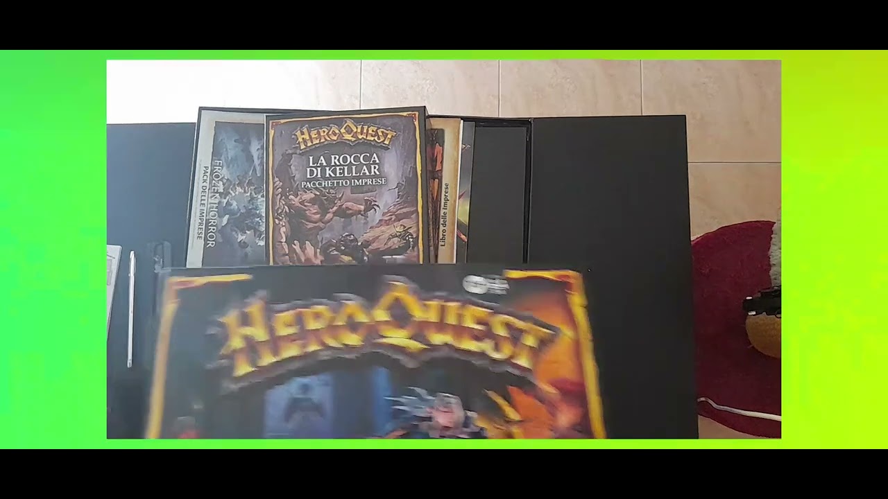Feldherr Magnetic Box Gialla Per HeroQuest: Il Ritorno Del Signore Degli Stregoni - Custodia In Schiuma