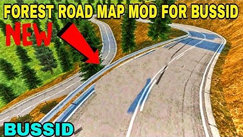 forest road map mod for bussid | mod map bussid | mapas para bus simulator indonesia.