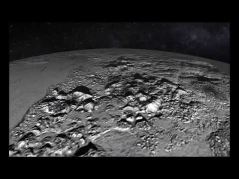 Animated Flyover of Pluto’s Icy Mountain and Plains