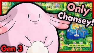 Can I Beat Pokemon Fire Red with ONLY Chansey 🔴 Pokemon Challenges ► NO ITEMS IN BATTLE