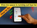 Space is Running Out Vivo | How to Fix storage full problem