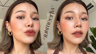 HOW TO แต่งหน้าโทนอุ่นง่ายๆ สวยละมุนแน่นอนจ้า ☕️🍂 | LukmeeRLW screenshot 4