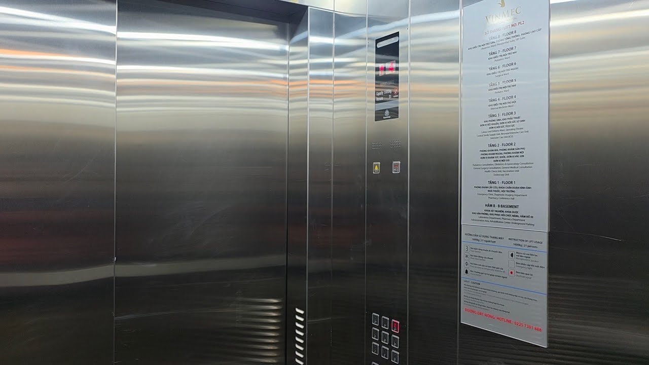 Bettenaufzug ThyssenKrupp Evolution Blue im Vinmec Hai Phong International Hospital