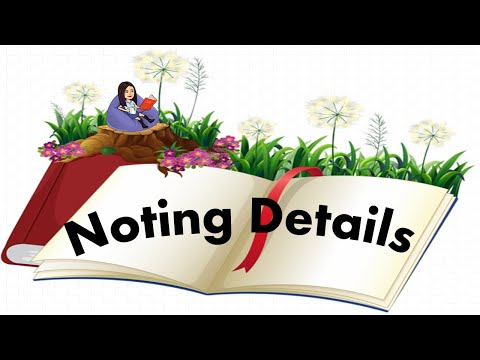 Noting Details | TeacherBethClassTV