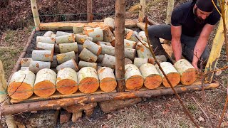 Build A Luxurious Shelter In A Natural Setting Doğal Ortamda Lüks Barınak Yapmak Bushcraft