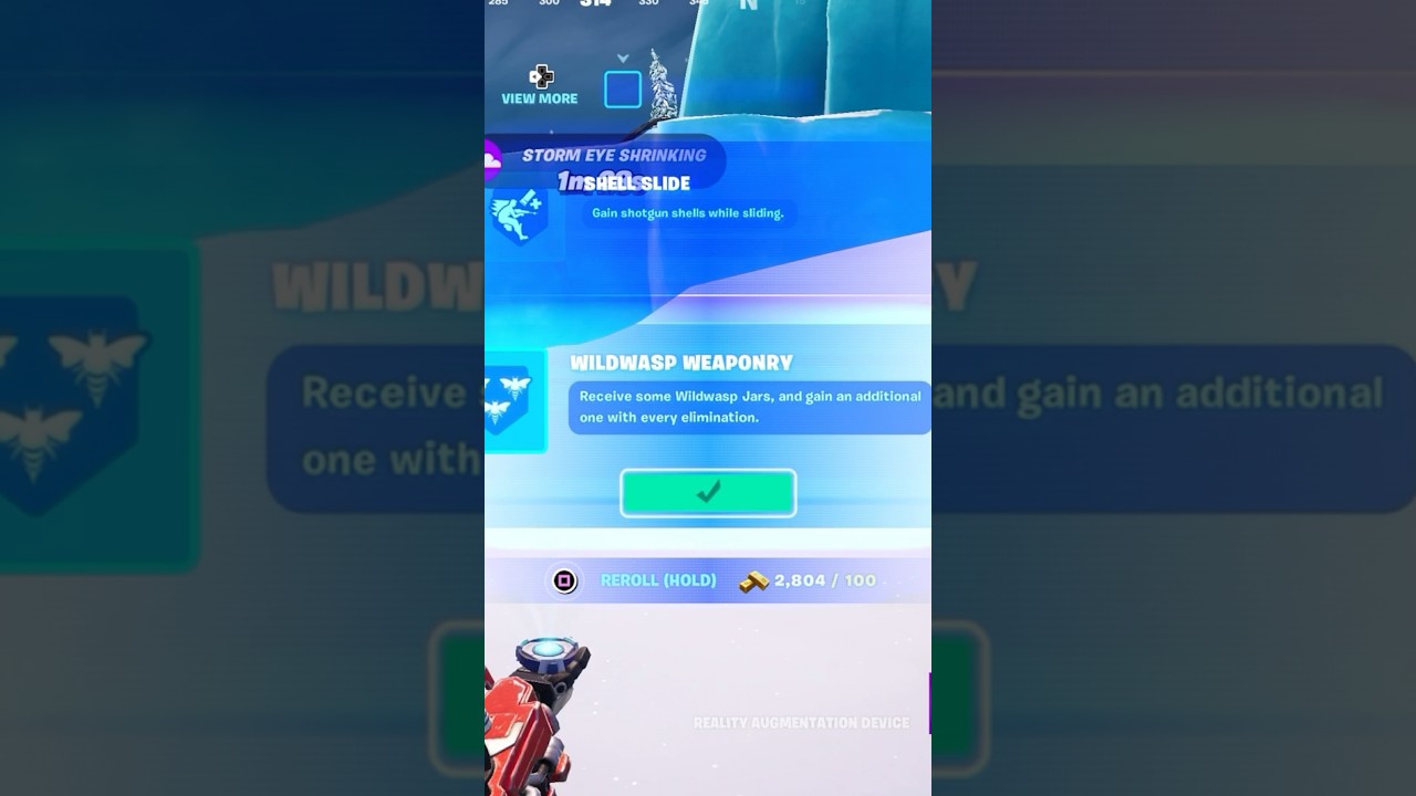 New Wildwasp Weaponry Augment in Fortnite! 