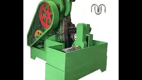 automatic U bolt making machine straightening and cutting threaded and bending in one machine