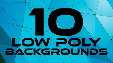 10 Low Poly Backgrounds Free HD Video Loops