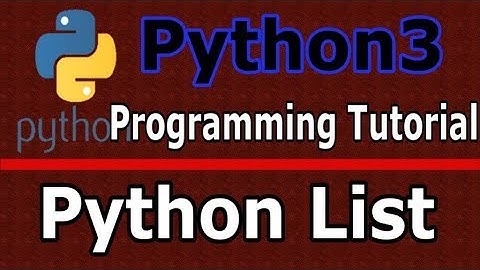 Python3 Programming How To Create List In Python #5