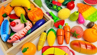 Download Lagu Oddly Satisfying Video-How to Cutting New Wooden Fruits and Vegetables ASMR - Cutting Plastic fruits MP3
