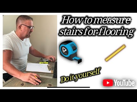 How to measure stairs for flooring