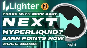 Lighter DEX Points Guide💰 is This Next Hyperliquid ? - Hindi