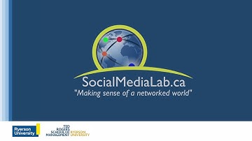 Research @ the Social Media Lab @SMLabTO