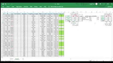 DATA MINING - Naive Bayes (Excel)
