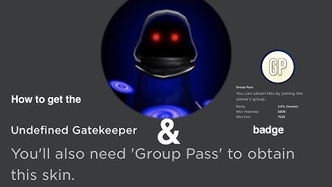 How to get the “Undefined Gatekeeper” and “Group Pass” badges in Accurate Piggy RolePlay! [ROBLOX]