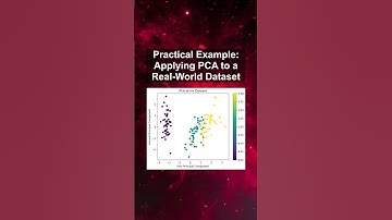 Practical Example: Applying PCA to a Real-World Dataset #ai #artificialintelligence #machinelearning
