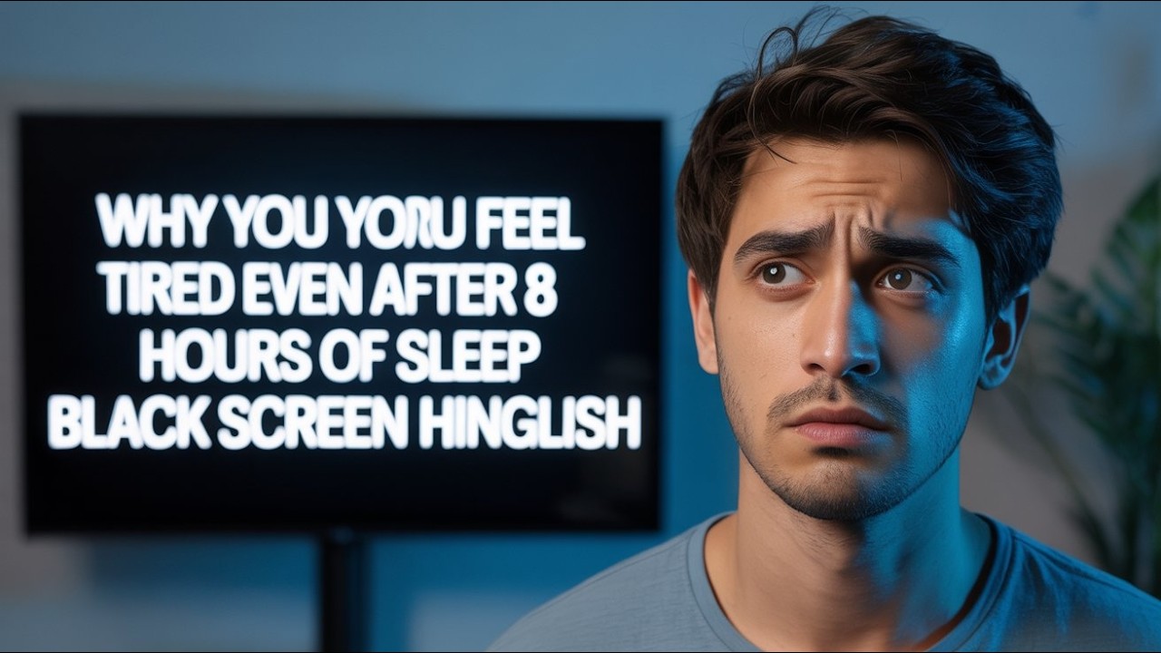 Why You Feel Tired Even After 8 Hours of Sleep Black Screen - YouTube
