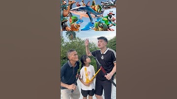 Quái vật brainrot khổng lồ xuất hiện ở thế giới loài người #funny #brainrot