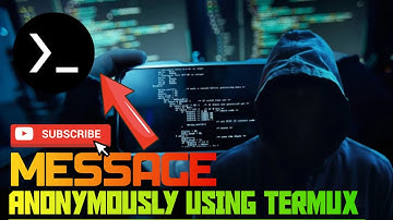how to send message anonymously ||•TERMUX•KALI-LINUX•||🔥💀💻 EDUCATIONAL#hackingtools