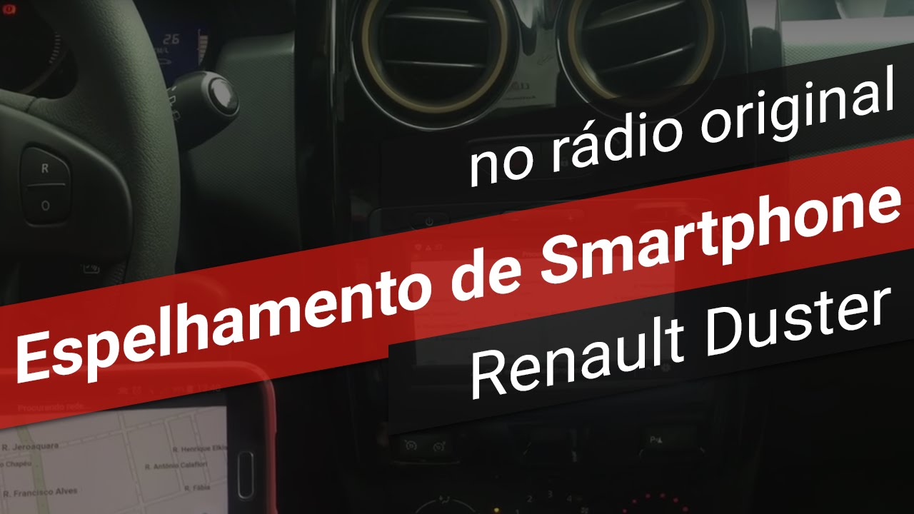 Renault Duster com Espelhamento de Imagem radio original