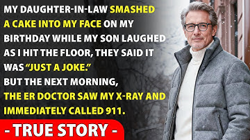 My Daughter-in-Law Smashed Cake Into My Face — But the ER Doctor Saw My X-Ray and Called 911…