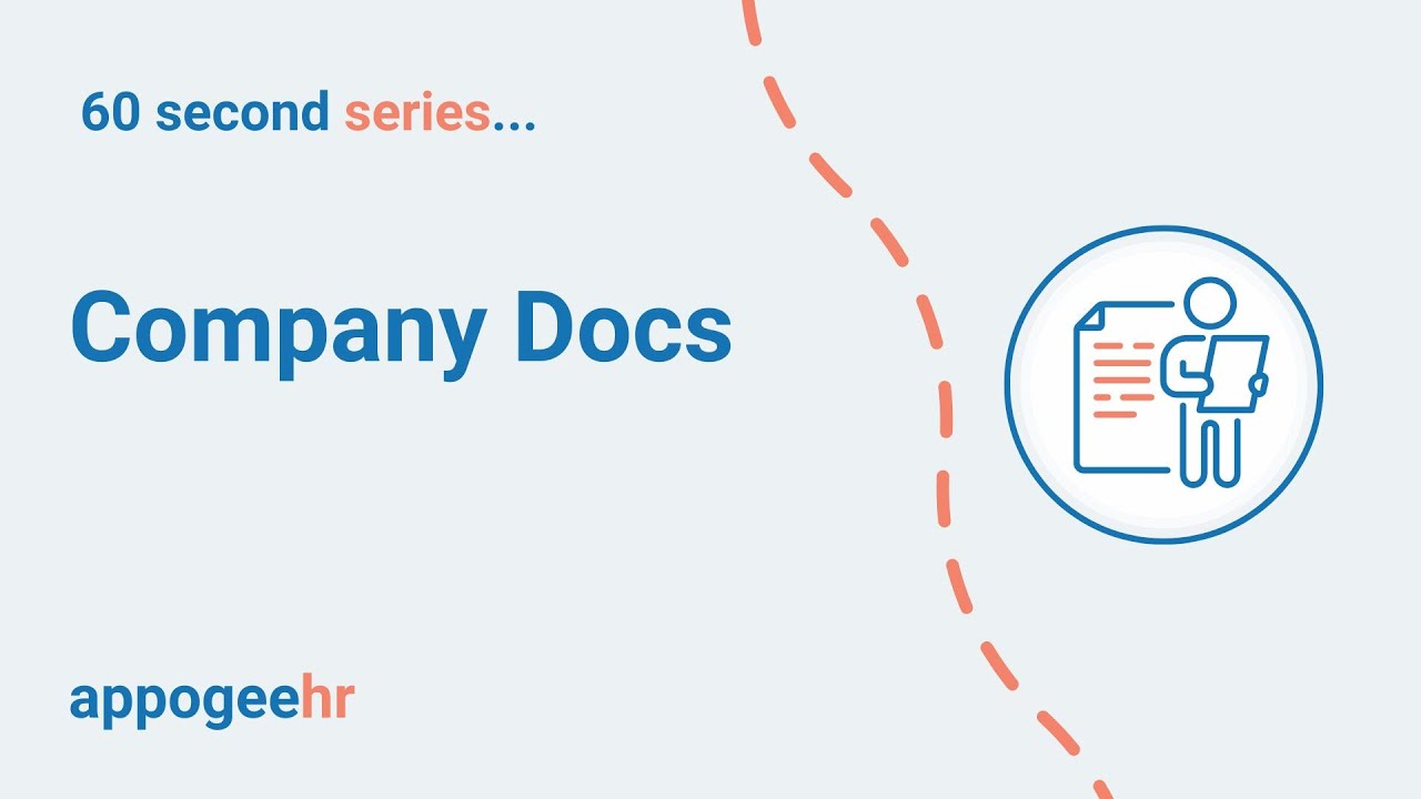 60 second series - company docs - YouTube