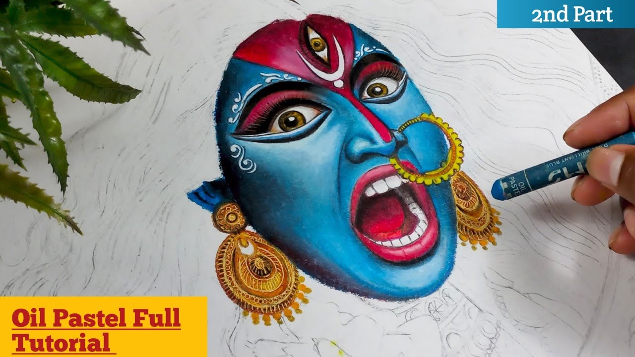 Angry Maa kali drawing  Drawings Painting Art