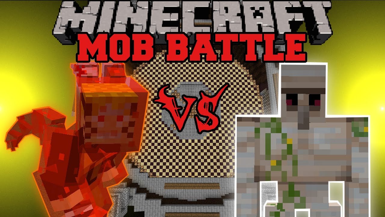 Iron Golem Vs. Kyuubi - Minecraft Mob Battles - Arena 