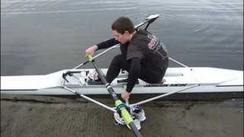 How to get into a single scull