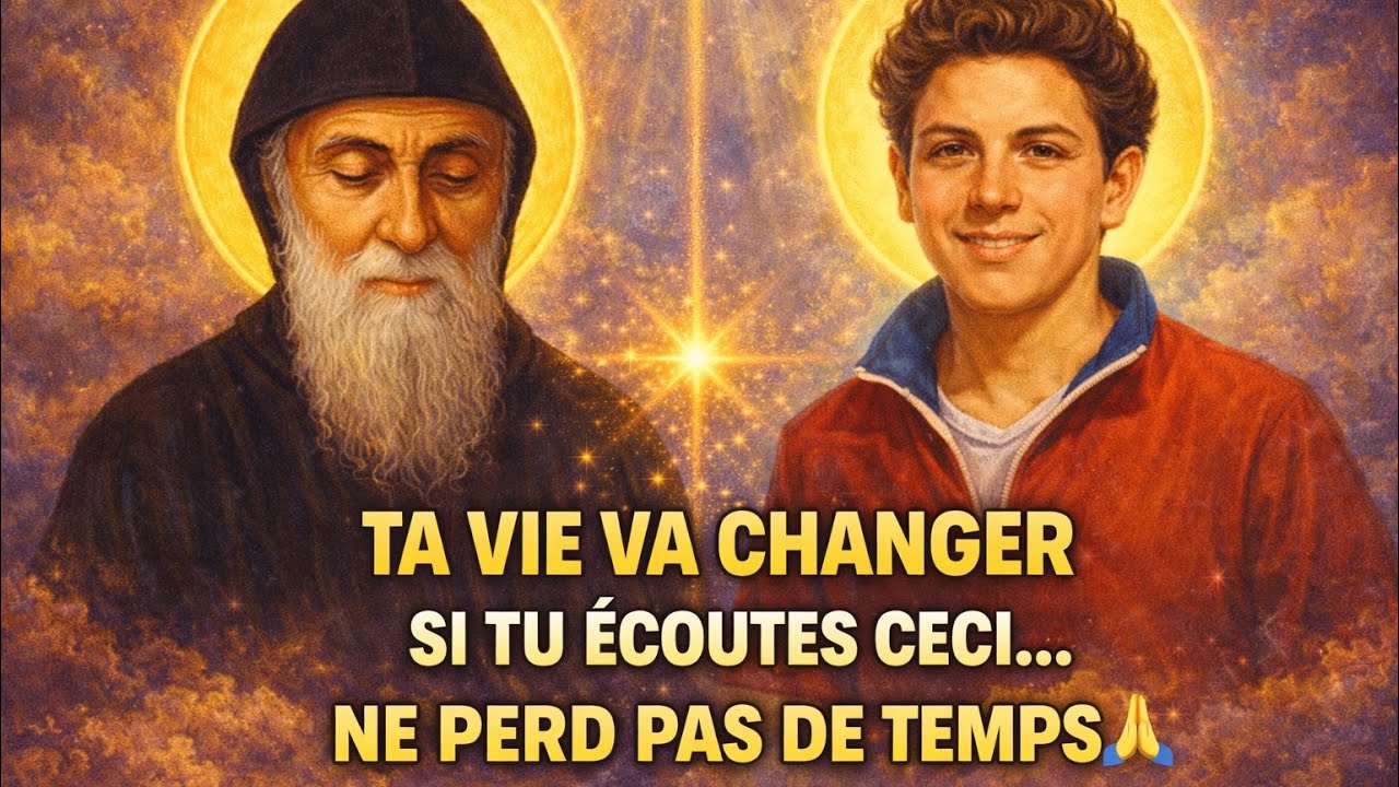 🌈 TA VIE NE SERA PLUS LA MÊME APRÈS CETTE PRIÈRE À SAINT CHARBEL ET CARLO ACUTIS 🙏