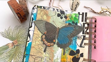 "The Heritage of Unrest" Art Journal Flip through and Page Process