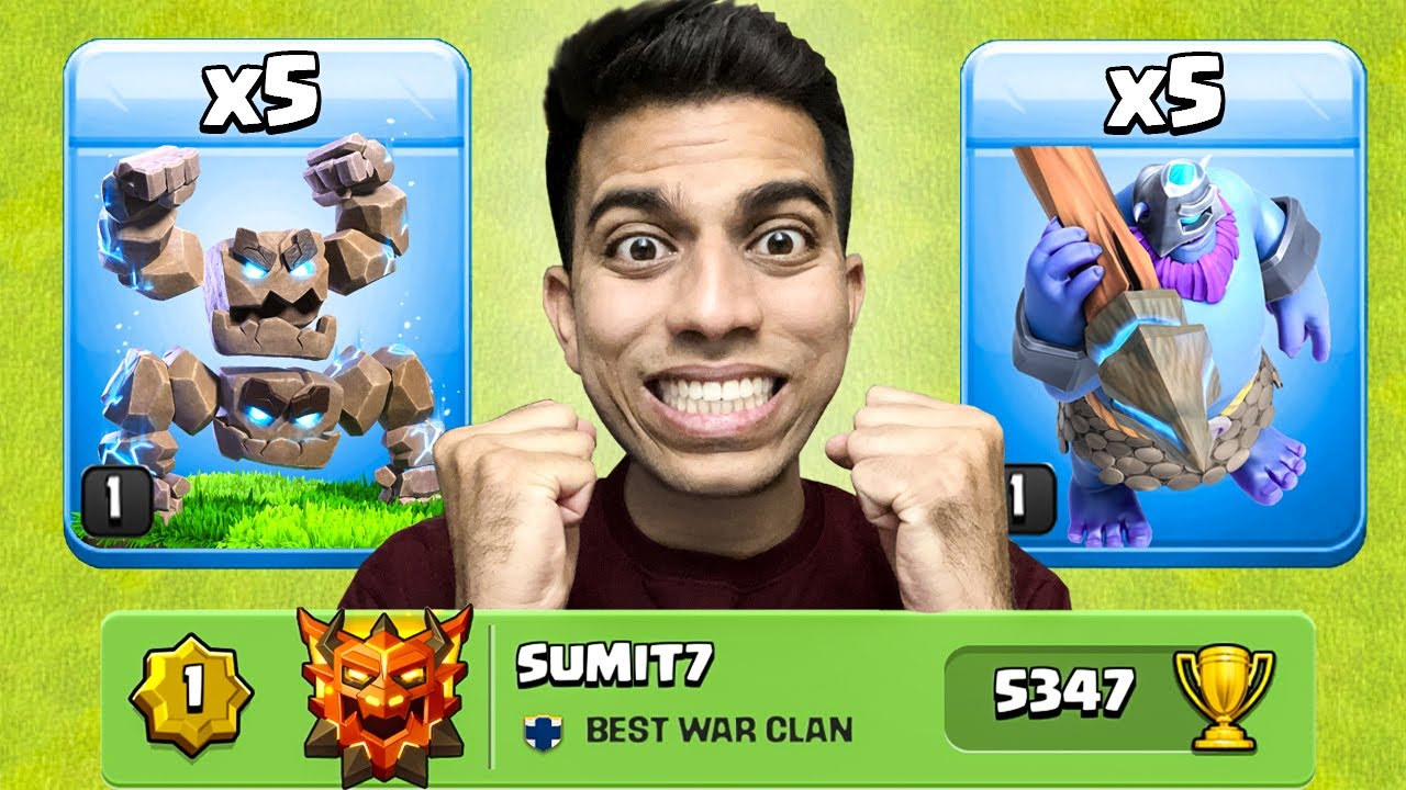 I Am Global Rank #1 With This Army in Clash of Clans