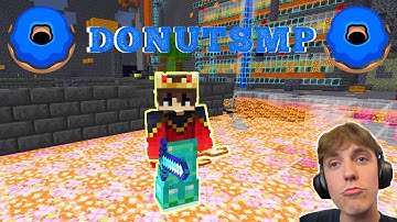 ❤️Building a HUGE Bamboo FARM on Donut SMP (Minecraft)  #minecraft #drdonutt  #minecraftshort #pvp