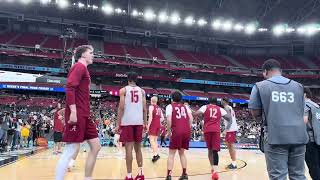 Alabama basketball practice before the Final Four