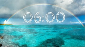 Relaxing 6 Minute Timer -Calm Music with Ocean Waves/Study -Focus-Relax