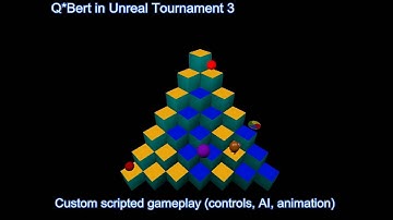 Q*Bert Scripting Demo in Unreal Tournament 3 Kismet