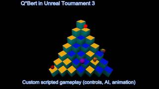 Q*Bert Scripting Demo in Unreal Tournament 3 Kismet