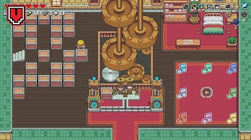 How to solve Windmill Hut box puzzle (Hookshot) // CADENCE OF HYRULE walkthrough