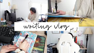 WRITING A PARANORMAL ROMANCE NOVEL 💜 Weekend Writing Vlog, Part 2 | Natalia Leigh