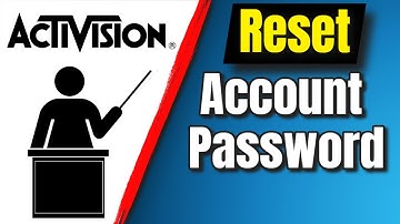How To Reset Activision Password