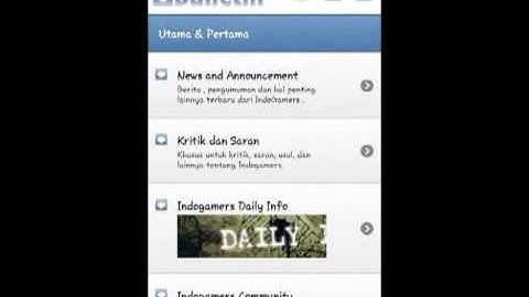 Aplication Mobile Forum Vbulletin Indogamers for Android