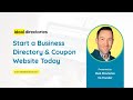 Start a business directory  coupon website today