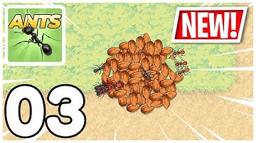 Pocket Ants - Gameplay Walkthrough Part 03 - Red ants are dangerous (Android)