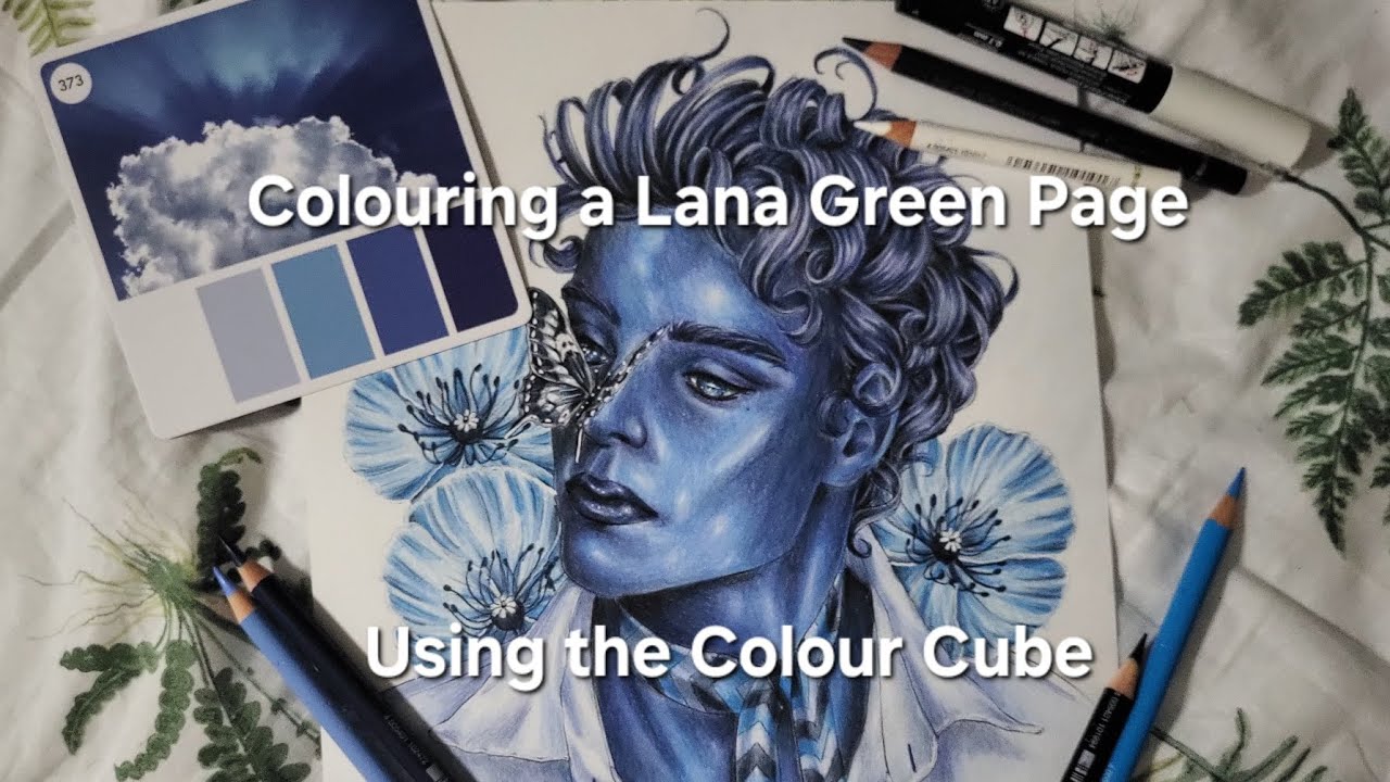 Colouring a Page by Lana Green - Using the Colour Cube