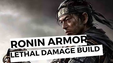 Ghost of Tsushima - Ronin Armor Build - Lethal+ Difficulty Gameplay