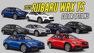2025 Subaru WRX tS -All Color Options - Images | AUTOBICS